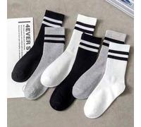 Shein 40 piezas/30 piezas/24 piezas Calcetines deportivos cómodos unisex, calcetines largos para hombres para deportes y entrenamiento, calcetines largos pa