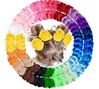 Shein 40 Piezas de Cintas para el Cabello con Lazos Lindos en Colores Aleatorios - Pasadores de Cabello, Barrettes y Accesorios para el Cabello para Niñas,