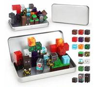 Shein 40 piezas Juego de bloques de construcción magnéticos, incluye cubos con personajes divertidos - Tema de Aventura de Lava para desatar una imaginación