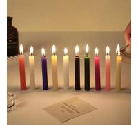 Shein 40 piezas/Set - 15 cm, 12 Colores Velas Mágicas, Velas Pilar, Velas de Iluminación de Emergencia para el Hogar, Velas Redondas, Adecuadas para Cumplea