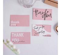 Shein 40 piezas Tarjetas de agradecimiento y aprecio con acabado brillante, en idioma inglés, perfectas para cumpleaños, bodas, pequeños negocios e insertos