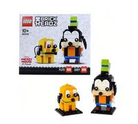Shein 40378 Bloques de construcción para niños con Goofy y Pluto de Disney Fangtouzi