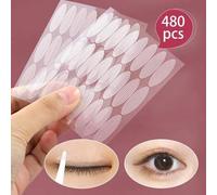Shein 480 piezas de tiras para el levantamiento de párpados con adhesivo suave e invisible - Corrección rápida de párpados caídos o monopárpados, sin alcoho