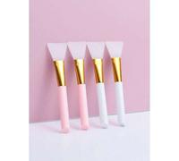 Shein 5/1 pieza Brocha aplicadora de mascarilla facial de silicona suave, Brocha de mascarilla de silicona, Brocha de mascarilla de barro, Brocha de maquill