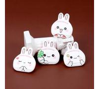 Shein 5-10-20-50-100 piezas Aplicadores de esponja de maquillaje con estampado aleatorio, esponjas para BB cream, base de maquillaje, corrector, especialmen