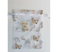 Shein 5/10/20/50/100 Piezas Bolsas de gasa multicolor con mariposas, bolsas de regalo, bolsas de regalo, artículos del hogar y de uso diario, bolsas de alma