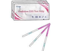 Shein 5/10 tiras de prueba de ovulación, pruebas de preparación de la ovulación para el monitoreo del folículo ovárico (no tira de prueba de embarazo)
