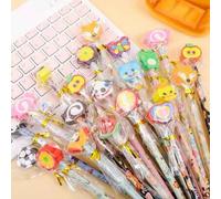 Shein 5/15/30/50/100 piezas Lápices para niños, con diseños de dibujos animados innovadores, adecuados para estudiantes escolares. Estos hermosos lápices vi