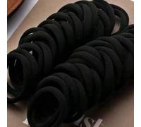 Shein 5/50/100/200 Piezas/Bolsa Bandas elásticas de cabello minimalistas, negro, caqui, mezcla aleatoria de bandas elásticas de cabello, accesorios de cabel