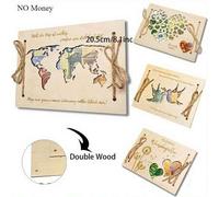 Shein 5 estilos de regalo de , sujetador de dinero de madera de doble capa, ideas de regalo de efectivo divertidas, regalo de cumpleaños, sorpresa, regalos