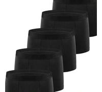 Shein 5 piezas Boxer Breves Transpirables de unicolor para Hombres
