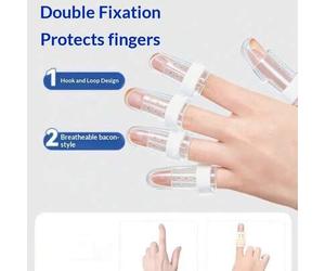Shein 5 piezas Corrector de doblado de dedos | Férula para dedos, dedos en martillo, apto para uso diario, soporte duradero