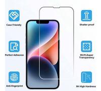 Shein 5 piezas de protector de pantalla de vidrio templado compatible con iPhone 16, 15, 14, 13, 12, 11, Pro Max, 12 mini, 13 mini, 16 ProMax, 7, 8, 14 Plus