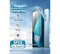 Shein 5 PIEZAS Película protectora de pantalla de hidrogel HD Película suave compatible con Xiaomi 17 Promax 15 14 13 12/ Note 15 14 13 12 15C 14C 13C 15 y