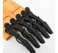 Shein 5 piezas Pinza de pelo de cocodrilo profesional para alisar, cortar y teñir el cabello, adecuada para salón, uso doméstico y peinado DIY, accesorios p