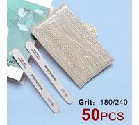 Shein 50/30/10 piezas Limas de madera finas de papel de lija, Limas de pulido de madera de malla 100/180, Limas de pulido doble cara de malla 180/240, Limas