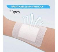 Shein 50/30/20/10 Piezas de Apósitos Adhesivos para Heridas/Apósitos para Heridas/Gasas con Borde Transpirable, Vendaje de Látex/Apósitos Adhesivos para Her