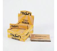 Shein 50 libritos de papel marrón natural sin blanquear y sin refinar, transparente, tamaño King Size Slim para enrollar, con goma arábiga natural, que se q