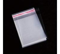 Shein 50 piezas/100 piezas Bolsas OPP autoadhesivas transparentes aleatorias, bolsas de celofán duraderas, bolsas de plástico transparentes pequeñas, bolsas