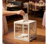 Shein 50 piezas Caja de rifa de pañales para bebé con boletos, adecuada para decoraciones de baby shower, fiesta de revelación de género, decoración de guar