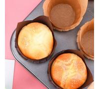 Shein 50 piezas de Caissettes à Muffins en Forme de Tulipe, Caissettes Jetables & Résistantes aux Hautes Températures, Caissettes en Papier Anti-Graisse, Dé