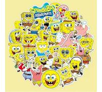 Shein 50 piezas de pegatinas de graffiti de dibujos animados lindos y pegatinas impermeables de dibujos animados lindos, adecuadas para decorar fundas de te