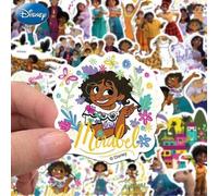 Shein 50 piezas de pegatinas impermeables con personajes de princesas autorizadas de "Enredados", "Sofía la Primera", Winnie the Pooh, La Sirenita, Bella, M