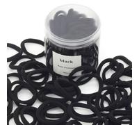 Shein 50 piezas/Lata Lazos de pelo de alta elasticidad básicos para mujer para coleta, peinado (colores surtidos) Casual, Accesorios para la cabeza de mujer