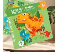 Shein 50 piezas Libro de rompecabezas magnético Montessori, rompecabezas de 3 en 1 de animales, vehículos, granja y escenas oceánicas de colores, adecuado p