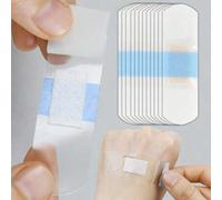 Shein 50 piezas/Paquete Kit de primeros auxilios transparente y a prueba de agua, vendaje elástico de alta calidad, apósito para heridas, cinta médica trans