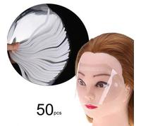 Shein 50 piezas/paquete Mascarilla desechable, Gafas protectoras, Adecuado para microblading, extensiones de pestañas, salones de belleza, artículos esencia
