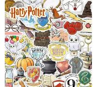 Shein 50 piezas Pegatinas con temática de espíritus animales mágicos, pegatinas de vinilo acuarela, pegatinas de recompensa, adecuadas para fans adolescente