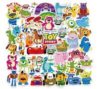 Shein 50 piezas Pegatinas de Disney Pixar Animation Toy Story Dibujos Animados, pegatinas autoadhesivas para estuches de teléfonos móviles, iPad, vasos de a