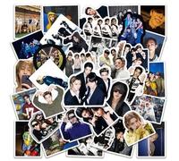 Shein 50 piezas Pegatinas de grafiti LNGSHOT Debut EP SHOT CALLERS, grupo de chicos K-pop Jay Park Louis Ohyul Ryul Woojin, calcomanías de vinilo resistente