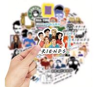 Shein 50 PIEZAS Pegatinas de vinilo de Ross Geller, Rachel Green, Monica Geller, resistentes al agua, UV y arañazos, excelentes para todos tus aparatos, reg