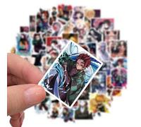 Shein 50 piezas Pegatinas oficialmente autorizadas de Demon Slayer Aniplex, pegatinas mixtas de diferentes Kimetsu No Yaiba, pegatinas de anime y dibujos an
