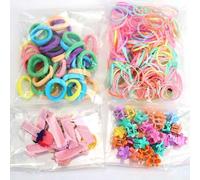 Shein 500 accesorios para el cabello lindo del bebé incluyendo diademas, bandas elásticas y pasadores para el cabello para uso diario, amor y San Valentín