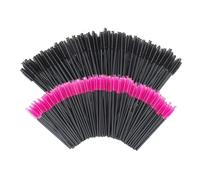 Shein 500 palitos desechables de color multicolor de nailon para delineador de ojos, cepillo recto para máscara de pestañas y extensión de cejas y pestañas,