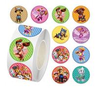 Shein 500 PIEZAS/ROLLO Pegatinas de Anime Paw Patrol para Monopatín, Nevera, Guitarra, Portátil, Motocicleta, Viajes, Regalo Clásico, Pegatina Genial