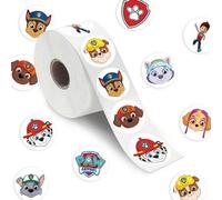 Shein 500 piezas/Rollo Pegatinas de dibujos animados de Paw Patrol, pegatinas kawaii para manualidades, regalos, embalaje, decoración, recuerdos de fiesta