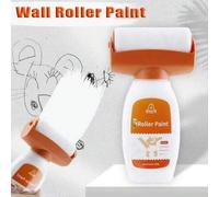 Shein 500ml Pintura para reparación de paredes, pintura de látex a base de agua inodora, pintura con rodillo para cubrir paredes y grafitis