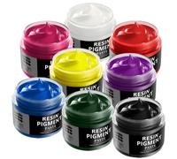 Shein 50g Pasta de pigmento, pasta de pigmento de resina concentrada para resina epoxi, slime, pintura, joyería, tinte para decoración de Halloween y Navida