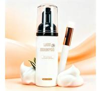 Shein 50ML Champú para extensiones de pestañas, Limpiador para extensiones de pestañas, Líquido limpiador de pestañas sin aceite, Cuidado de pestañas, Champ