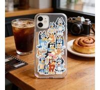 Shein 51 piezas de pegatinas de dibujos animados de Bluey, que presentan la mercancía de animación de Bluey & Bingo Heeler, cuaderno, pegatinas culturales y