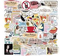 Shein 52 PIEZAS Pegatinas de la serie de TV Gilmore, decoración de la serie de TV Gilmore, mercancía de la serie de TV Gilmore, regalos de la serie de TV Gi