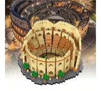 Shein 5446PCS Coliseo/1550PCS Antigua Roma/3585PCS Torre Eiffel/3377PCS Louvre/1306PCS Torre de París Bloques de Construcción Conjunto Ciudad Eterna - Explo