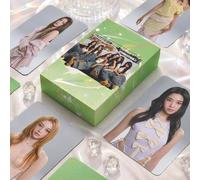 Shein 55 piezas/1 set Tarjetas LOMO/Tarjetas Fotográficas/Tarjetas Pequeñas de Mercancía de Grupo de Chicas Hermosas KATSEYE para el Extranjero, 2 Sets de F