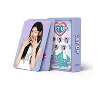 Shein 55 piezas N-Ewjeans Tarjetas de Fotos Coleccionables LOMO de Celebridades K-POP Coreanas Estrella Ballena GET UP, Regalo de Año Nuevo, Regalo de Cumpl