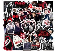 Shein 55 piezas Pegatinas mixtas del álbum K-POP BT5 ARIRANG, RM, Jin, J-Hope, Jimin, V, grupo coreano, pegatinas impermeables para diario DIY. Serie de ído