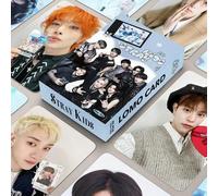 Shein 55 piezas (SKZ) Tarjetas fotográficas LOMO del 8º aniversario del debut 2026 Nuevas tarjetas coleccionables de alta definición Grupo de chicos K-Pop M